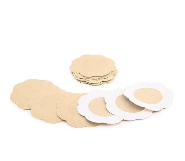 Nipple Cover for Womens 10 Pair Premium Soft Satin Adhesive Breast Petal Invisible Nipple Pasties